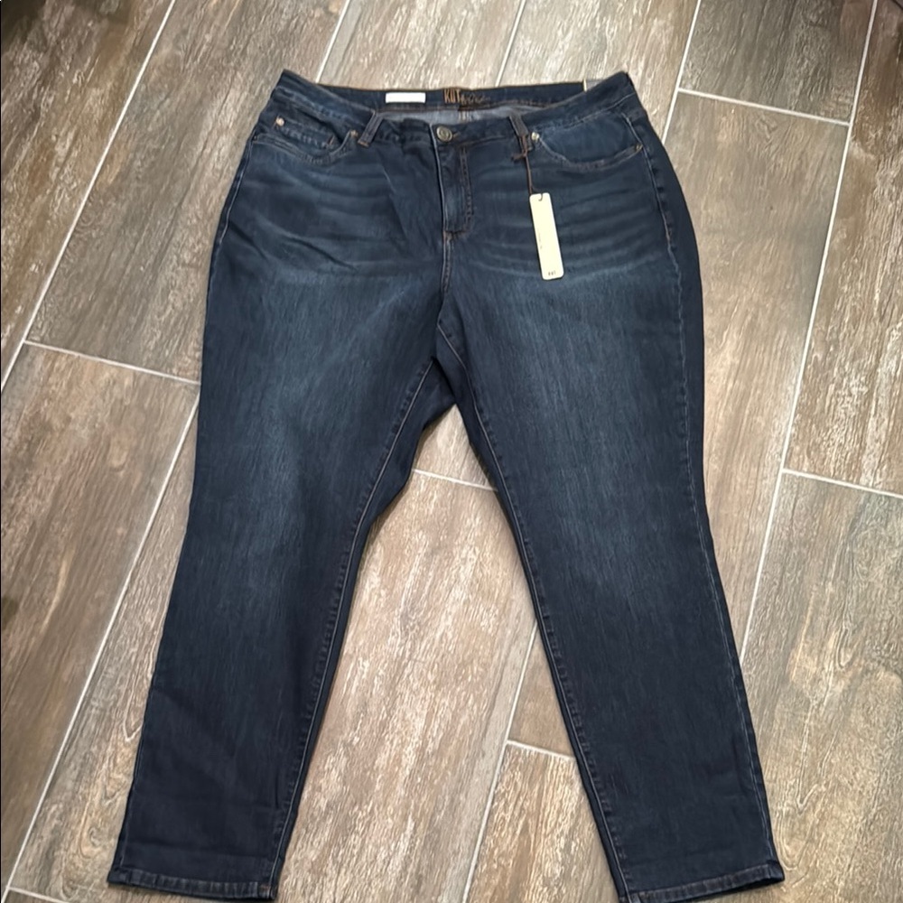 Kut from the Kloth Dark Wash Boyfriend Jeans